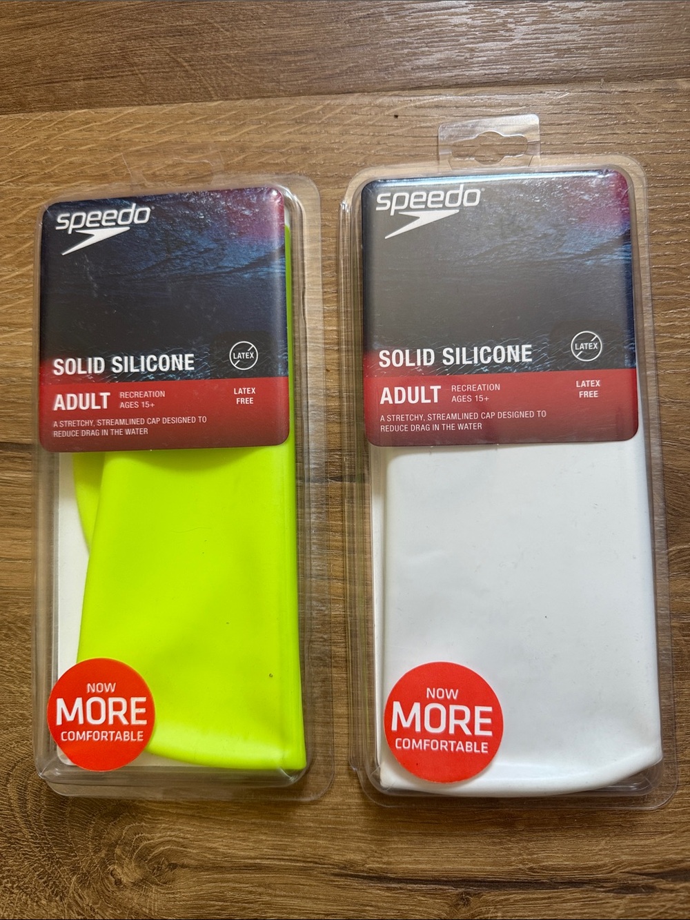 Speedo Solid Silicone Swim Cap Adult and or Kids 15+